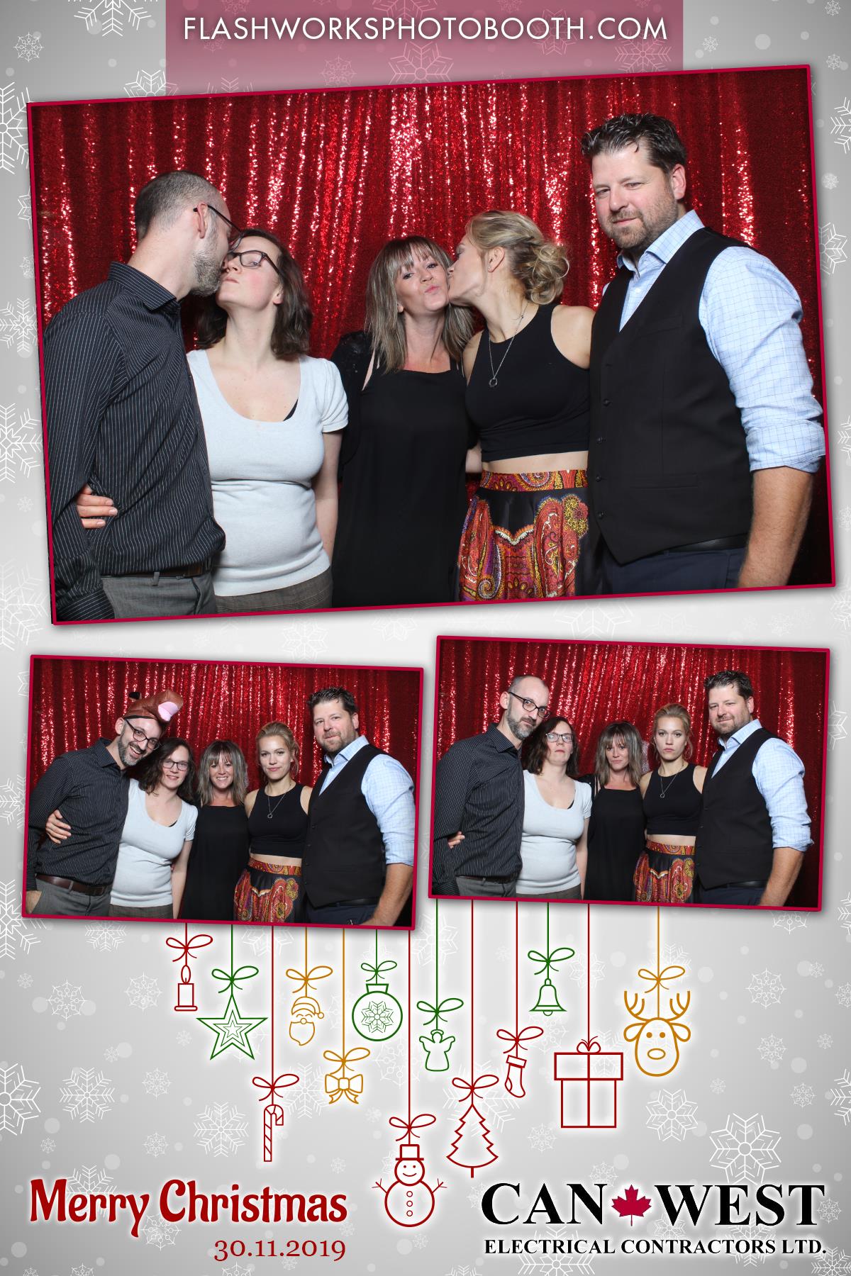 Can West Christmas Party | View more photos from the event at gallery.flashworksphotobooth.com/u/FlashworksPhotoboothInc/Can-West-Christmas-Party
